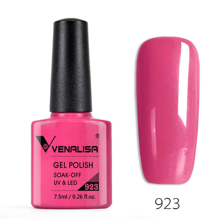 Venalisa Nail Gel Polish Semi Permanent Salon Quality TPO Free Glitter 7.5ml Soak off UV LED Nail Gel Varnish
