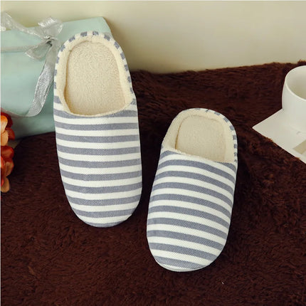 Women Indoor Slippers Warm Plush Home Slipper Autumn Winter Shoes Woman House Flat Floor Soft Silent Slides for Bedroom