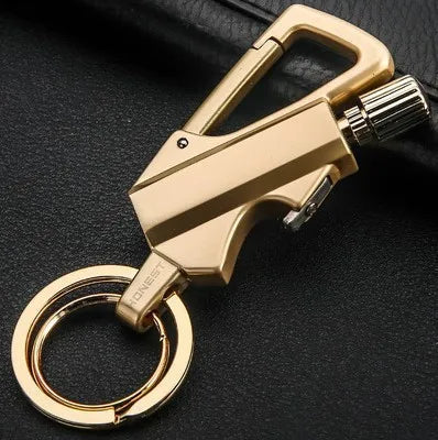 2026 New Multifunctional Match Kerosine Lighter Keychain Outdoor Waterproof Portable Igniter Smoking Accessories Gift Wholesale