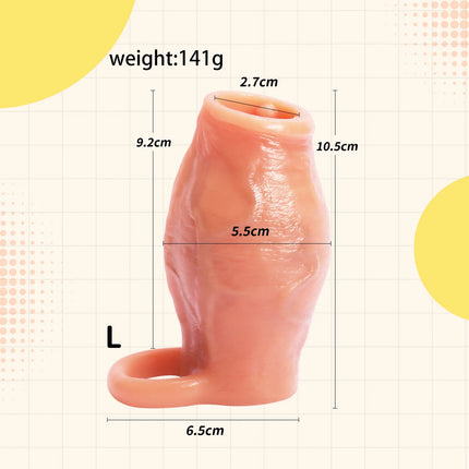 Big Cock Ring Lock Sperm Penis Sleeve Ring Reduce Sensitivity Extend Time Adult Men Sex Toys Penis Enlargement Male 18+ Sexy Toy