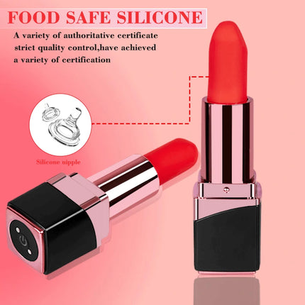 Mini Lipstick Vibrator Speed Adjustable Privacy Bullet Clitoris Stimulator Massage Erotic Sex Toys For Women Adult Products