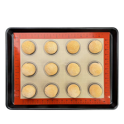 1PC 2PCS Slicone Baking Mats for Oven, Thin 0.4mm 40x30cm, Reusable Nonstick Bakeware Sheets, for Macaron Cookie