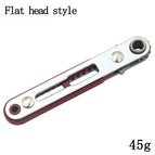 Red Flat head style / 6.35mm / 46g