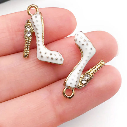 10/16-piece Drop Oil Little Chic Lady Set, suitable for DIY handmade necklace, bracelet, and earring accessory materials.