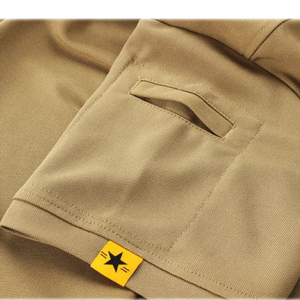 Men's Quick Dry Embroidered Polo Shirts Summer Custom Plus Size Military Clothes Tactical Plain Turn-down Army T-shirts