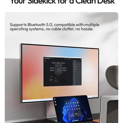 Ulanzi D100H Dial Creative Controller Video Editing Assistant for Youtube Tiktok PR PS Support Bluetooth Key Production Console