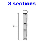 3 sections tube