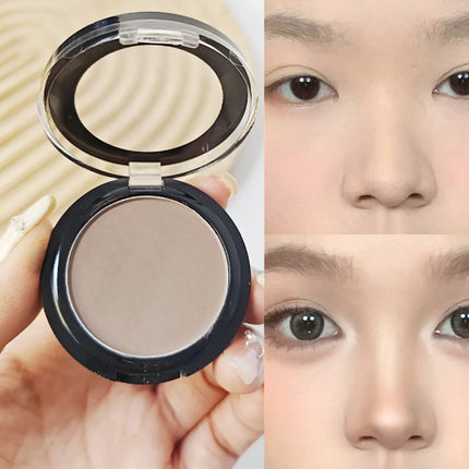 Matte Highlighter Contouring Palette Brighten Nose Shadow Face Contour Powder Monochrome White Bronzer Highlighter Makeup Plate