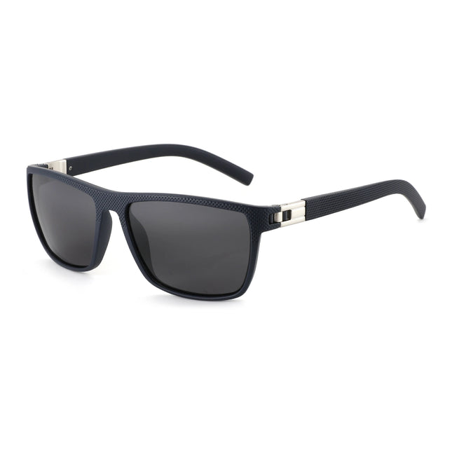 BLUEMOKY Lightweight Polarized Sports Sunglasses for Men with Prescription Lenses TR90 Square, Progressive Myopia Eyeglasses
