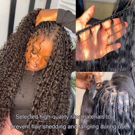 15A Human Braiding Hair for Boho Braids Burmese Curly Spiral Curly Ends Bulk 28 30 Inch 1 3 4 Bundles No Weft Hair Extensions