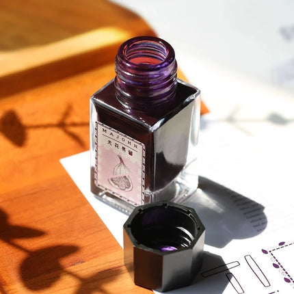 MAJOHN 18/50ml Fountain Pen Ink Cartridge Refill Various Color Glass Bottled Fountain Pen Ink Stationery Office School Supplies