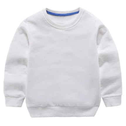 Cotton Sweatshirts For Boys Long Sleeve Kids Girls Children Basic Tshirt Pullover Kids Hoodies Outerwear Spring Kids Clothing