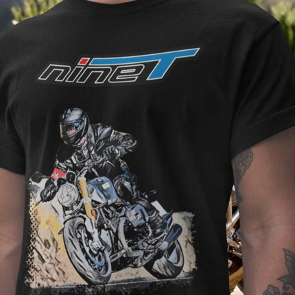 30@EY B.MW R nineT T Shirt Heritage Roadster Motorcycle Tee Classic Boxer Engine Rider Graphic Top For B.MW Fans Custom Culture
