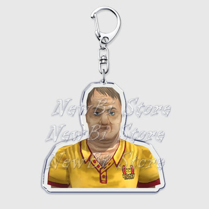 Hot Horror Game Mouthwashing Keychains for Accessories Bag Jimmy Curly Anya Daisuke Sallyface Swansea Keyring Jewelry Fans Gifts
