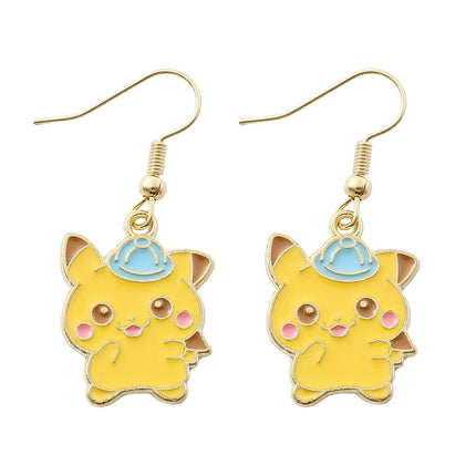 Anime Pokemon Metal Toy, Cute Figure, Pikachu, Squirtle, Psyduck, Charmander, Party Decoration Cosplay Gift