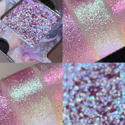 21-Color Chameleon Flashing Eyeshadow Palette Cold Moon Multi-functional Matte Shimmer Glitter Pigments Long-lasting Makeup