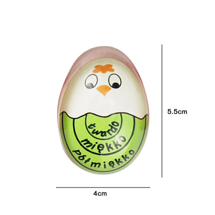 Color Changing Plastic Boiled Egg Alarm Cute Boiled Egg Timer Mini Egg Boiling Timer Egg Cooking Tools Kitchen Gadgets