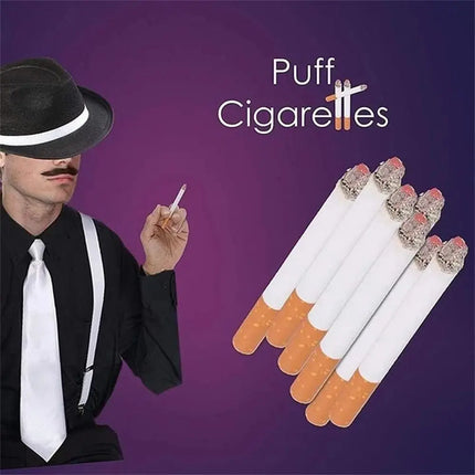 2Pcs Fake Cigarete Joke Prank Novelty Trick Props Toys April Fool's Day Gift Practical Jokes Funny False Cigarete Toy