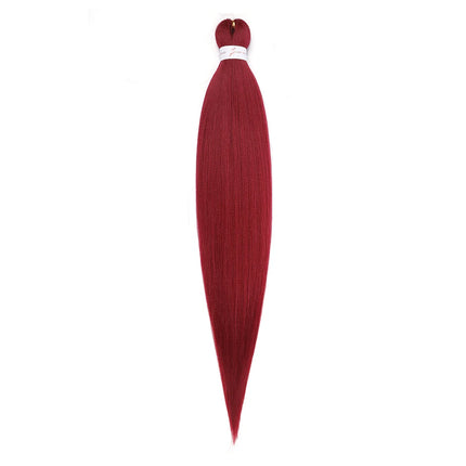 Pre-stretched Synthetic Braiding Hair Ombre Professional Easy  Hot Water Setting Soft  Crochet Braid Hair  Extensions