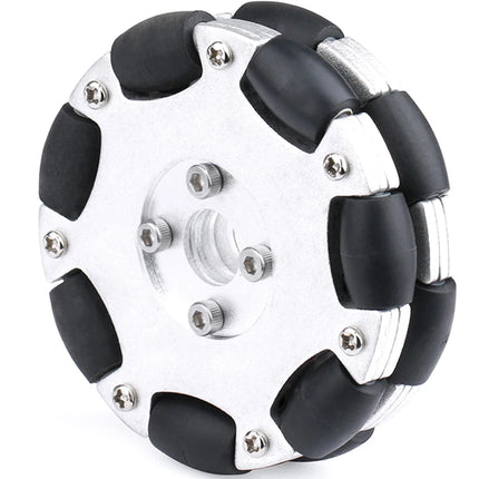 58mm 82mm Aluminum Alloy Omni Wheel 12Kg 15Kg Load Plastics or Metal Wheel ROS Programmable Platform Omnidirectional Sport Wheel