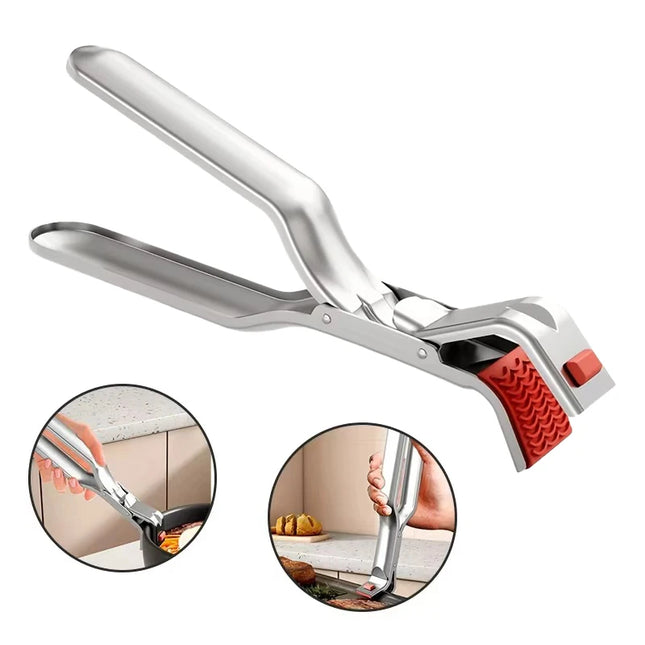 1pcs Anti-scalding Clip Hot Bowl Holder Dish Clamp Pot Pan Gripper Clip Air Fryer Dish Plate Retriever Tongs Kitchen Supplies