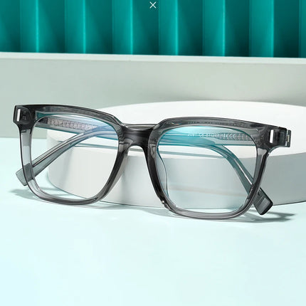 JMISUS Fashion Square Prescription Glasses Women Men Photochromic Progressive Myopia Optical Eyewear Lenses with Custom Recipe