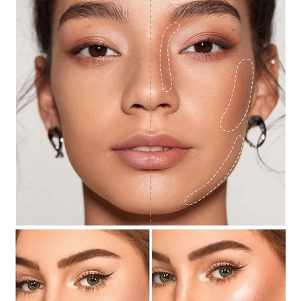 Durable waterproof powder blusher stick, vibrant color, multi color options, rich color display, suitable for daily and holiday