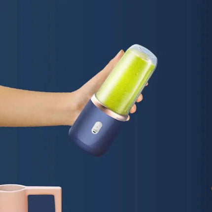 Household USB Charging Electric Juicer Juice Maker Blue/Pink Fruit Juicer Cup 400ml Smoothie Blender Milkshake