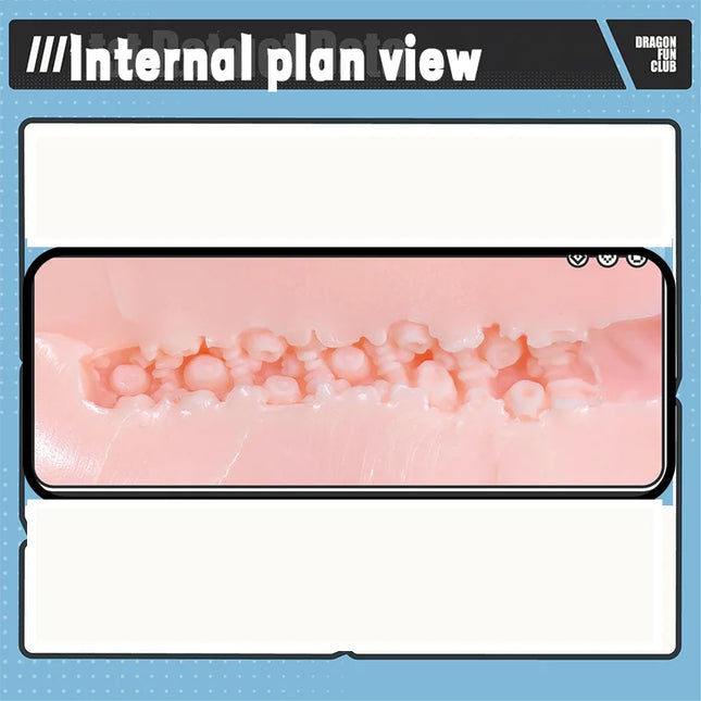 Silicone Masturbator Cup Realistic Soft Elastic Pocket Pussy Strong Suction Reusable Adult Sex Toy for Men Gift