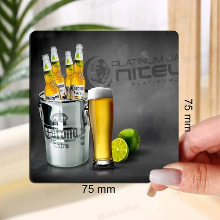 C-Corona E-Extra Beer Magnet Products Personalized Sublimation Fridge Refrigerator Magnets For Kitchen