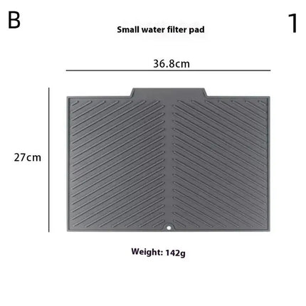 Silicone Drain Pad With Hole Drying Mat Pots Dish Drain Mat For Kitchen Tableware Non-slip Mats Anti-scald Coaster Kitchen