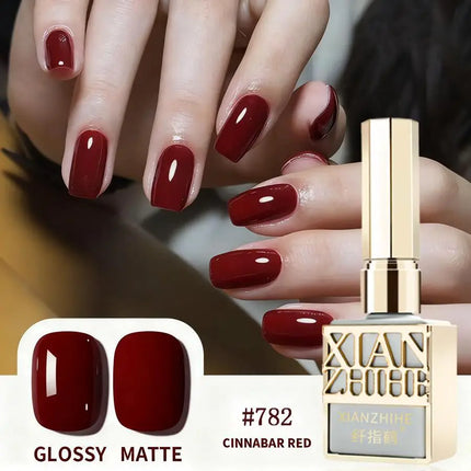 Autumn Winter Chocolate Brown Nail Polish Gel Maillard Caramel Color Gel Nail Supplies for Professional Nail Art DIY Nail Salon