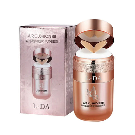 Air Cushion BB Cream Butterfly Powder Puff Moisturizing Foundation Concealer Whitening Oil-control Waterproof Makeup Cosmetics
