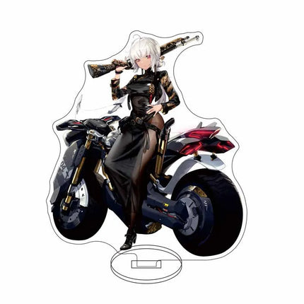 Anime Nikke Goddess Of Victory Figures Model Plate Sexy Girl Cute Girl Pattern Key Ring Acrylic Standing KeyChain for Women Men