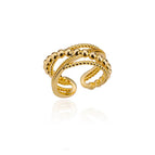 13 / Diameter 17mm / Gold color