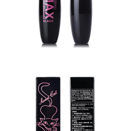 Cute Black Mascara Max Volume Curling Mascara Waterproof Thick Lengthening Lash Extention Eyelashes Makeup 4D Fiber Lash Mascara