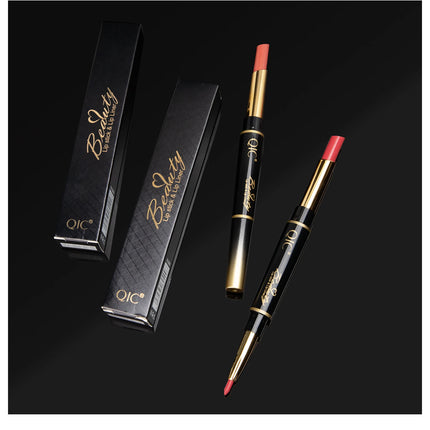 Matte 14-colors Lip Liner Pencil Bevel Design Nib Lip Contour Lipstick Nude Brown Lipstick Pencil Natural Lasting Lipliner Makeu