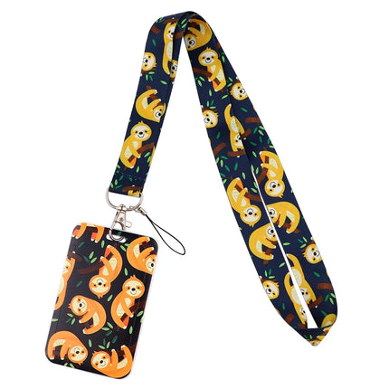 New Sakura Cherry Blossoms Flower lanyard card ID Badge Holder Keychain Pass Gym Mobile Kids Key Holder Key Rings Gift