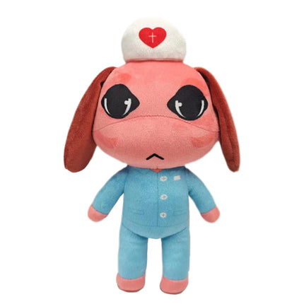 #**8Horror Animal Hospital Plush Toy Blue Dog Soft Stuffed Cartoon Doll Collectible For Adult Fans Home Decoration Cuddly Gif