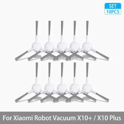 For Xiaomi Robot Vacuum X10+ / X10 Plus Parts Accessories Main Brush Side Brush Hepa Filter Mop Cloth Dust Bag Replacement Spare