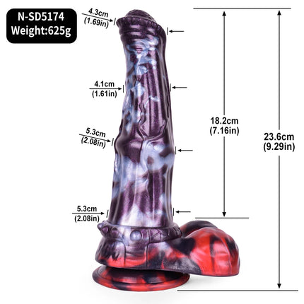 NNSX Long Horse Dildo Anal Plug Fantasy Penis Animal Cock Vagina Stimulate G-spot Masturbator Anal Sex Toys For Men Women
