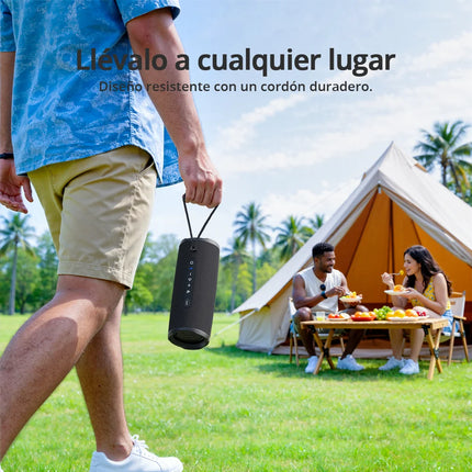 Tronsmart Mirtune C3 Plus 50W Bluetooth Speaker Upgrared Version with BT6, Auracast™ Sync, IPX7 Waterproof, 2026 Camping Gear