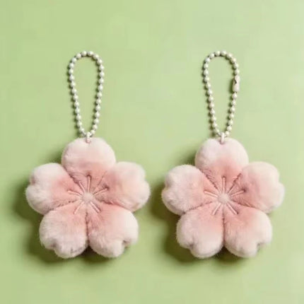 2026 Pendant Small Accessories Girl Cherry Blossom Healing Plush Pendant Keychain