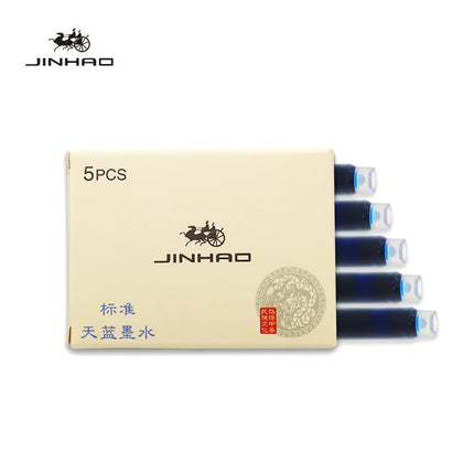 Jinhao 5/10/15 pcs Color Ink Cartridge Refill Fountain Pen Office School Student Stationery Ink Supplies Fountain Pen Ink