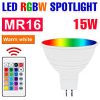 Transparent cover / MR16 RGB  Warm White / China Mainland