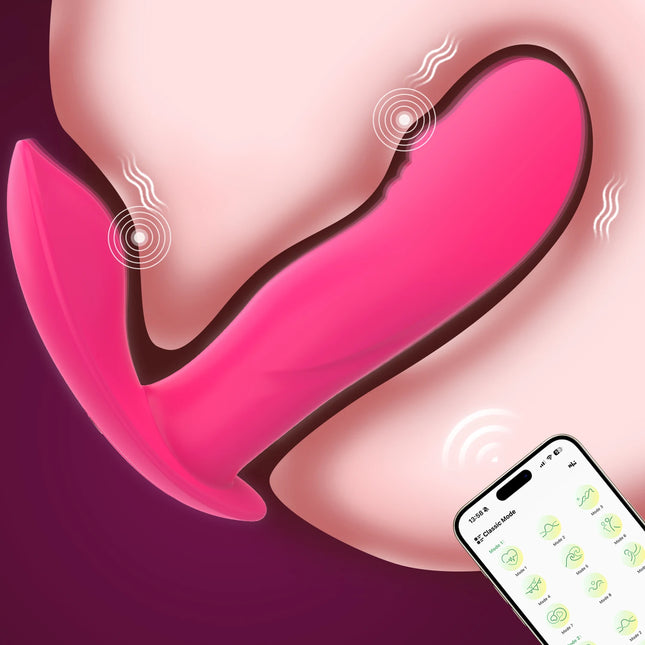 APP Control Wearable Dildo Vibrator for Women Clitoris Stimulator G-Spot Massager Female Anal Butt Plug Vibrating Adult Sex Toys