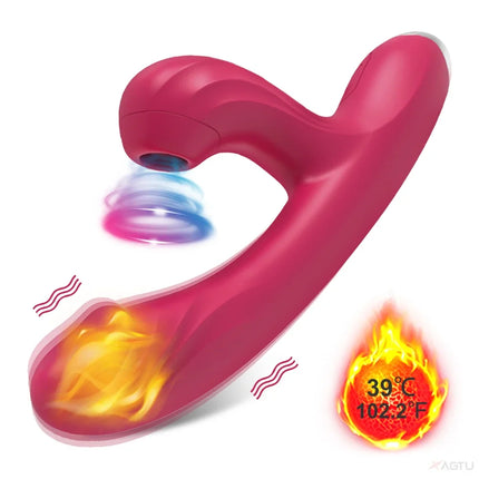 Powerful Rabbit Vibrator Dildo For Women Dual Vibration G Spot Clitoris Stimulation Masturbators Vaginal Massager Adult Sex Toys