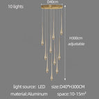 golden 10 lights / white light