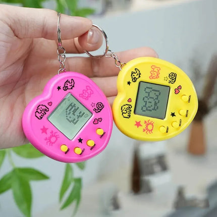 Nostalgic Tamagotchi Virtual Digital Pet Handheld Game, Mini Retro Cyber Electronic Animal Pocket Toy
