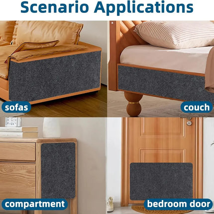 7 Colors Cat Scratcher Sofa Protector Cats Scratcher Pad Board Protection Trimmable Self-adhesive Carpet DIY Cat Scratch Mat